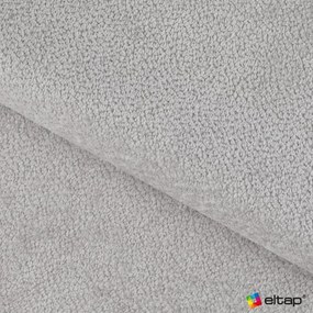 Sivá čalúnená dvojlôžková posteľ s úložným priestorom s roštom 180x200 cm Dizzle – ELTAP