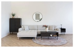 Tmavohnedá skrinka v dekore duba 80x130 cm Kyoto – House Nordic
