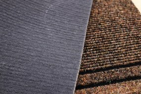 Spoltex, Protišmykový behúň na mieru Rekord 811 hnedá, šíre 120 cm, hnedá, chodba / predsieň