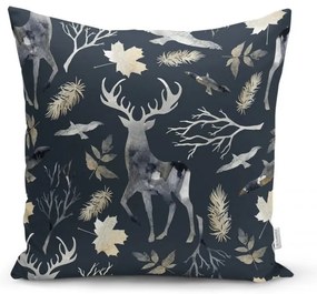 Súprava 4 vianočných obliečok na vankúš a behúň na stôl Minimalist Cushion Covers Christmas Forest
