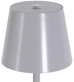 Toolight Toolight, dotyková LED nočná stolná lampa 5W, 3 farby svetla, USB napájanie, APP1369-T GREY, šedá, OSW-08631