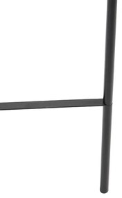 Inteligentná stojaca lampa čierna vrátane WiFi A60 dymové sklo - Bliss