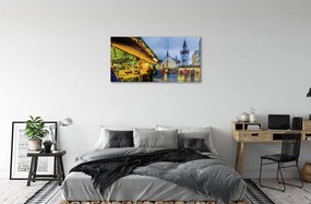 Sklenený obraz Nemecko Old Market prázdniny 100x50 cm