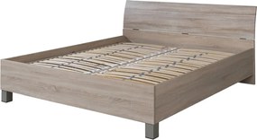 Posteľ Ela 180x200 cm, dub sonoma