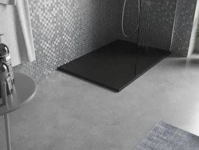 Mexen Otto, SMC obdĺžniková sprchová vanička 100 x 80 cm, čierna, 4N708010