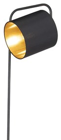 Inteligentná stojaca lampa čierna vrátane WiFi žiarovky A60 - Lofty