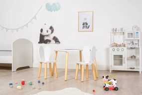 Ourbaby - Detský stolček a stoličky s králičími uškami