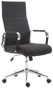 Design-Shop Kancelárska stolička Kolumbus - látka - Čierna