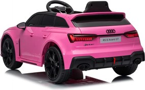 Detské elektrické autíčko Audi RS6 Avant GT ružové