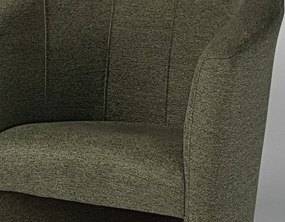 Kreslo Boston, zelená látka