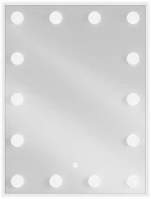 Mexen Dona, LED kúpeľňové zrkadlo s podsvietením 60 x 80 cm, 6000K, ochrana proti zahmlievaniu, 9818-060-080-611-00