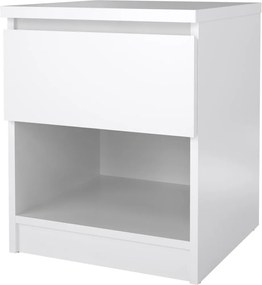 Nočný stolík Simplicitous 238 40 cm biely lesk