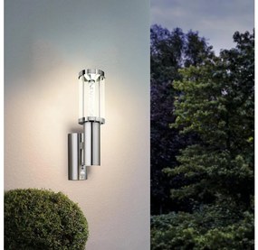 Eglo 94128 - LED vonkajšie osvetlenie s čidlom TRONO STICK 1xGU10/3W + 1xLED/3,7W
