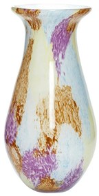 Hübsch Sklenená váza Multi Coloured 30 cm