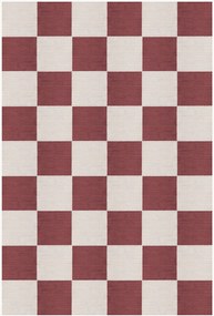 Ručne tkaný jutový koberec's nízkym vlasom Chess Flatweave