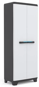 Plastová skriňa delená LINEAR, 3 police, 173x68x39 cm