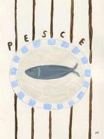 Moikka Plagát Pesce by Isabelle Vandeplassche Peske