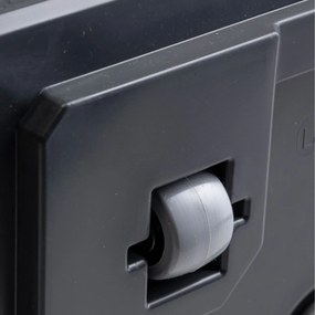 Květináč na kolečkách BETONIQUE 40x40 cm beton černý