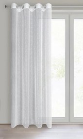 ZÁCLONA NA KRÚŽKOCH BECKY 140X250 CM BIELA