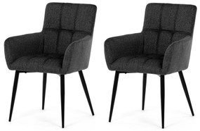 Sada jedálenských stoličiek DCH-P3146 GREY2, 2 ks