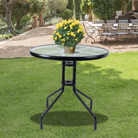 Dekorstudio Okrúhly stôl na balkón ISLAND 90cm