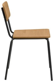 Jídelní židle Peru dub divoký/černá