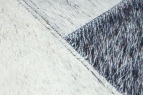 Koberec PATCHWORK 21723 sivý - imitácia kože krava, deski