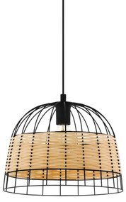 Eglo 55709 - Luster na lanku ANWICK 1xE27/40W/230V ratan
