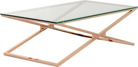 Lavička Flavio rose gold 130 x 70 x 41 cm
