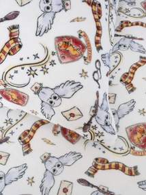 Obliečky mikroplyš Harry Potter - Chrabromil biele 140 × 200 cm, 70 x 90 cm