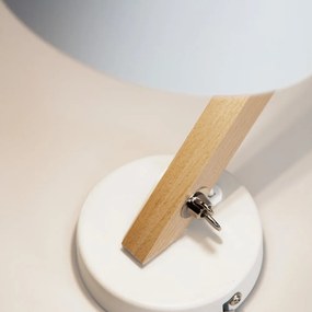 Nástenné svietidlo v bielo-prírodnej farbe ø 15 cm Muse – Kave Home