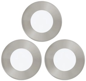 Eglo 94734 - SADA 3x LED podhľadových svietidiel FUEVA 1xLED/2,7W/230V