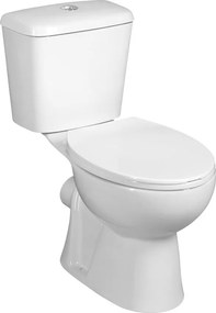 Aqualine JOSE WC kombi, dvojtlačítko 3/6l, zadný odpad, biela PS8812