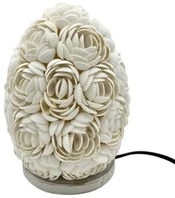Nočná lampa natur boho Morské mušle