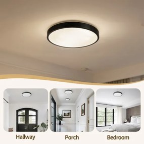 BRILAGI - stmievateľné LED svietidlo GLASS POOL DOUBLE LED/48W/230V 40 cm čierne + DO