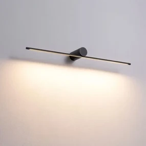 Toolight Toolight, LED nástenné svietidlo 60cm 9W 4000K APP1342-W, čierna, OSW-02432