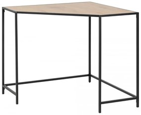 Rohový písací stôl Seaford hnedý