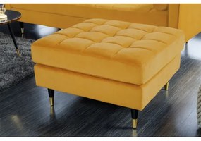 Taburetka 41302 Cozy Zamat Žltá  - Komfort-nábytok