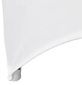 Biely obrus na cateringový stôl s rozmerom 180cm