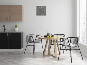 Nástenné hodiny Scandic 30 cm - sivé
