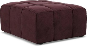 Vínovočervená zamatová podnožka Aloha – Makamii