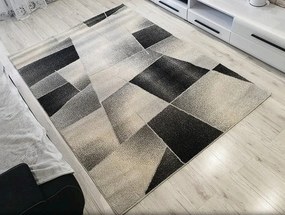 Moderný koberec Rio 509 v béžovo-sivej kombinácii fariem Rozmer: 80x150 cm