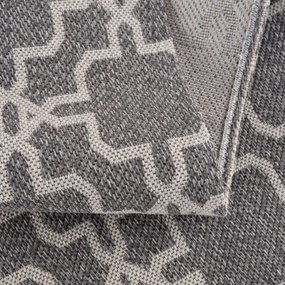Koberec Casa Cotton 21423 antracitový / svetlosivý