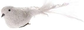Vianočné dekorácie vtáčik s klipom Fiocco, 22 x 6 x 5,5 cm
