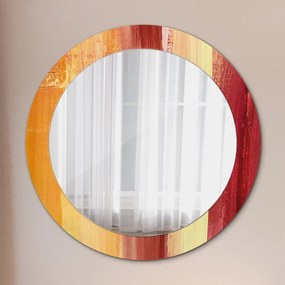 Okrúhle ozdobné zrkadlo Abstraktný obrázok fi 70 cm