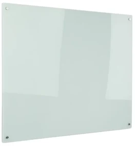 Sklenená magnetická tabuľa na stenu, biela, 500 x 350 mm