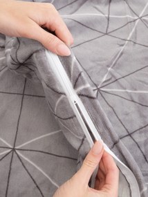 Obliečka na vankúš mikroplyš Exclusive 50 × 70 cm - Sebastian sivý