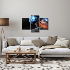Obraz planéty vo vesmíre (90x60 cm)
