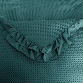 Prehoz na posteľ MONTEGO, petrolejový Rozmer: 200 x 220 cm