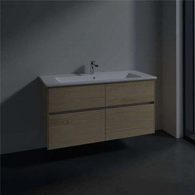 VILLEROY &amp; BOCH Collaro závesná skrinka pod umývadlo, 4 zásuvky, 1161 x 480 x 610 mm, Nordic Oak, C14600VJ